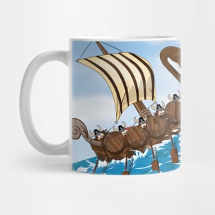 Viking Long Boat Mug